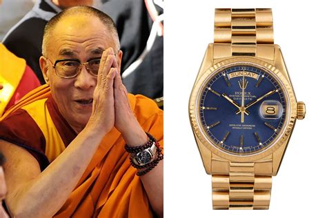 dalai lama rolex|who wears the rolex date.